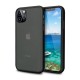 Heavy Duty Matte Clear Case for iPhone 12 Mini (black)