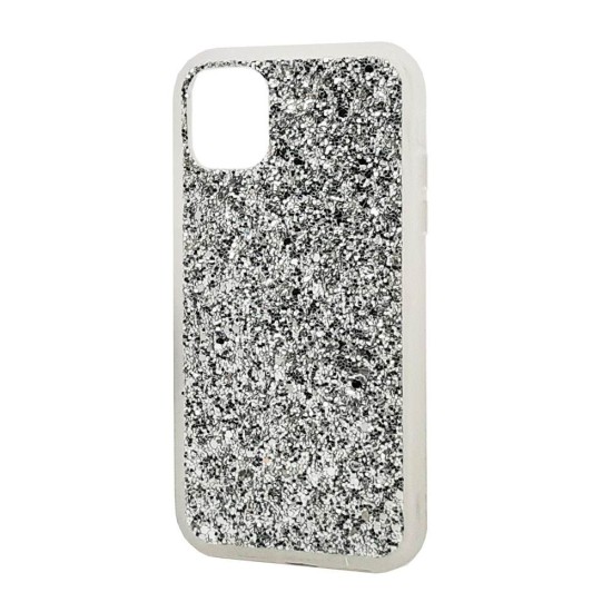 Heavy Duty TPU Glitter Case For iPhone 12 Pro Max (white)