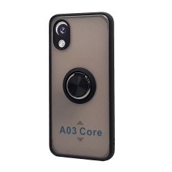 TPU Case w/ Magnetic Ring for Samsung A03 Core (black) TPU Case w/ Magnetic Ring for Samsung A03 Core (black)