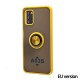 TPU Case w/ Magnetic Ring for Samsung A03S EU version (yellow)