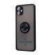 TPU Case w/ Magnetic Ring for Samsung A04 (black)