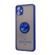 TPU Case w/ Magnetic Ring for Samsung A04E (blue)