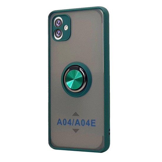 TPU Case w/ Magnetic Ring for Samsung A04E (green)