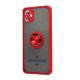 TPU Case w/ Magnetic Ring for Samsung A04E (red)