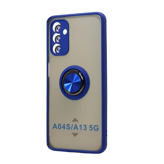 TPU Case w/ Magnetic Ring for Samsung A04S (blue)