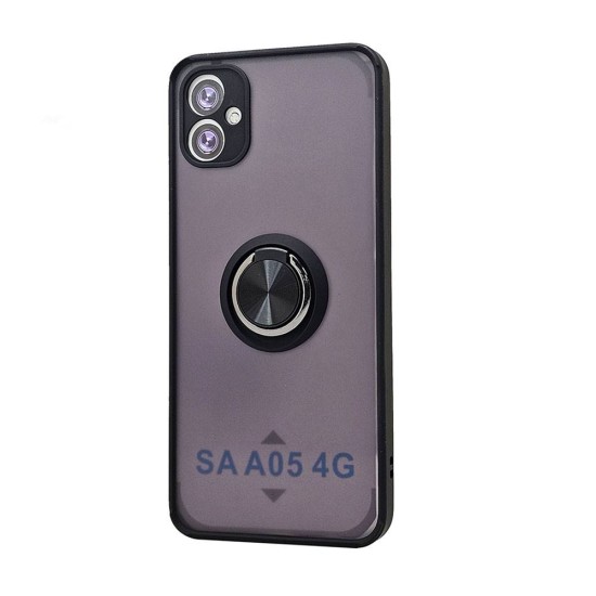 TPU Case w/ Magnetic Ring for Samsung A05 4G (black) TPU Case w/ Magnetic Ring for Samsung A05 4G (black)