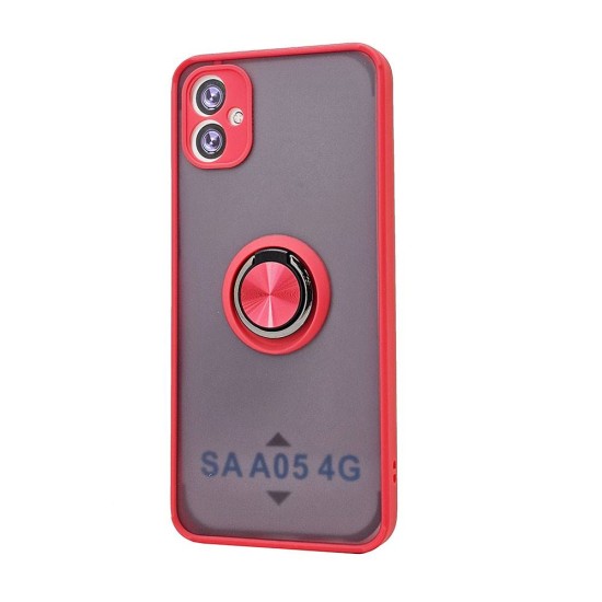 TPU Case w/ Magnetic Ring for Samsung A05 4G (red) TPU Case w/ Magnetic Ring for Samsung A05 4G (red)