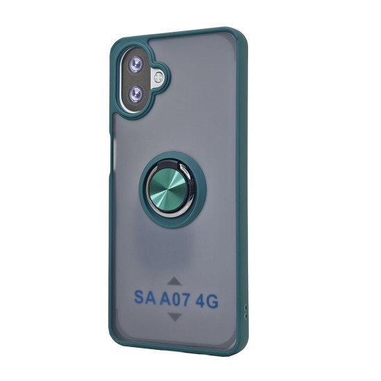 TPU Case w/ Magnetic Ring for Samsung A07 4G (green)