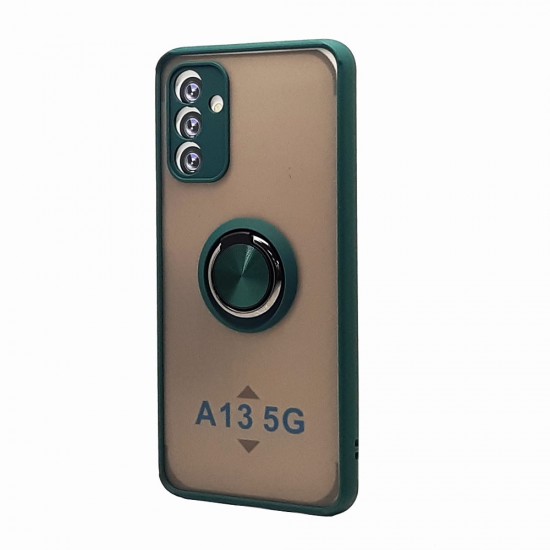 TPU Case w/ Magnetic Ring for Samsung A13 5G (green)