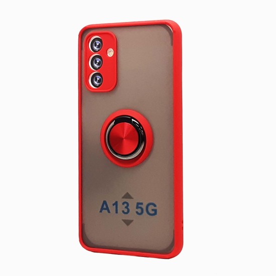 TPU Case w/ Magnetic Ring for Samsung A13 5G (red)