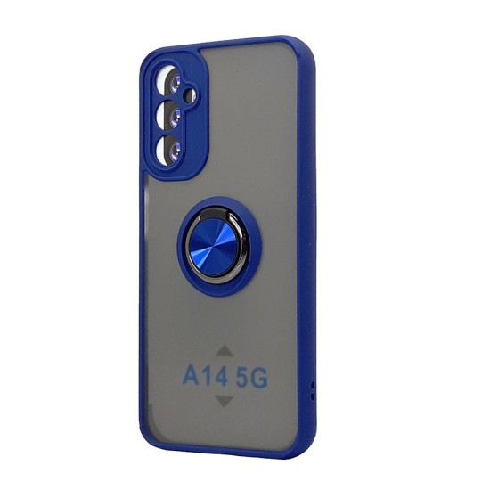 TPU Case w/ Magnetic Ring for Samsung A14 5G (blue) TPU Case w/ Magnetic Ring for Samsung A14 5G (blue)