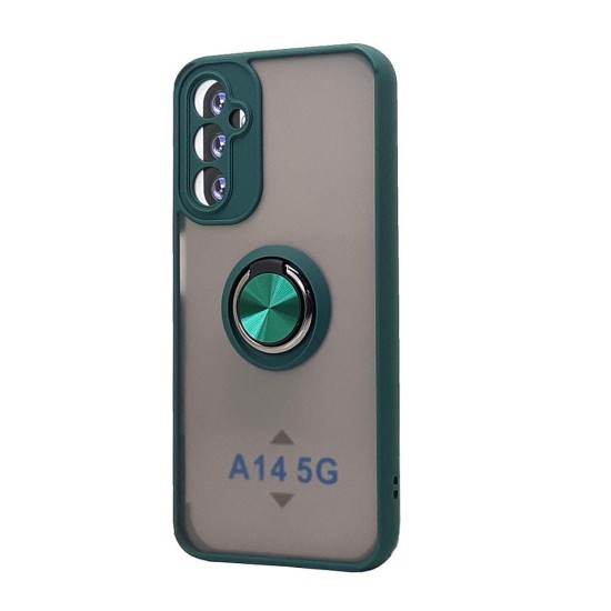 TPU Case w/ Magnetic Ring for Samsung A14 5G (green) TPU Case w/ Magnetic Ring for Samsung A14 5G (green)