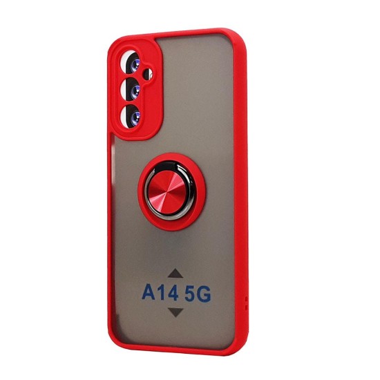 TPU Case w/ Magnetic Ring for Samsung A14 5G (red)