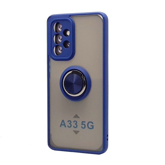 TPU Case w/ Magnetic Ring for Samsung A33 5G (blue)
