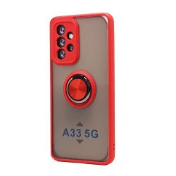 TPU Case w/ Magnetic Ring for Samsung A33 5G (red) TPU Case w/ Magnetic Ring for Samsung A33 5G (red)