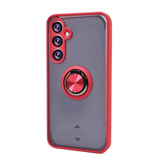 TPU Case w/ Magnetic Ring for Samsung A55 5G (red)