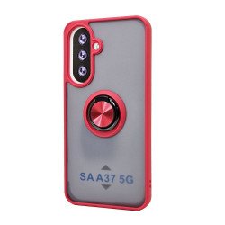 TPU Case w/ Magnetic Ring for Samsung Galaxy A37 5G (red)