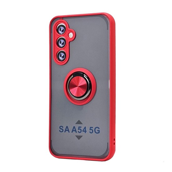 TPU Case w/ Magnetic Ring for Samsung A54 5G (red) TPU Case w/ Magnetic Ring for Samsung A54 5G (red)