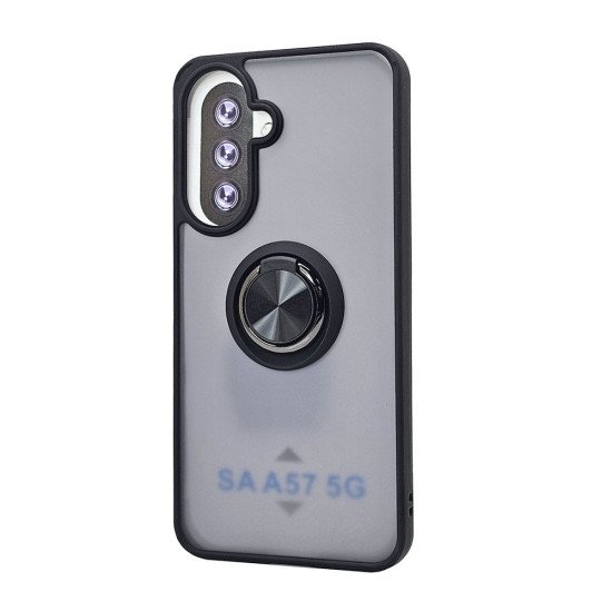 TPU Case w/ Magnetic Ring for Samsung Galaxy A57 5G (black)