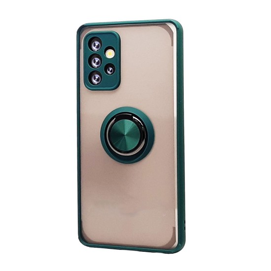 TPU Case w/ Magnetic Ring for Samsung A72 5G (green)