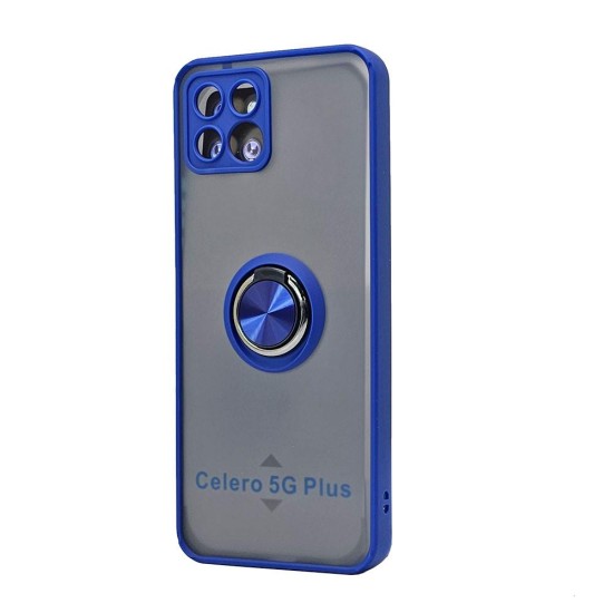 TPU Case w/ Magnetic Ring for Boost Celero 5G Plus (blue)