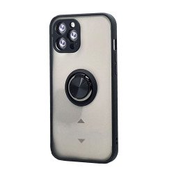 TPU Case w/ Magnetic Ring for iPhone 11 Pro Max (black) TPU Case w/ Magnetic Ring for iPhone 11 Pro Max (black)