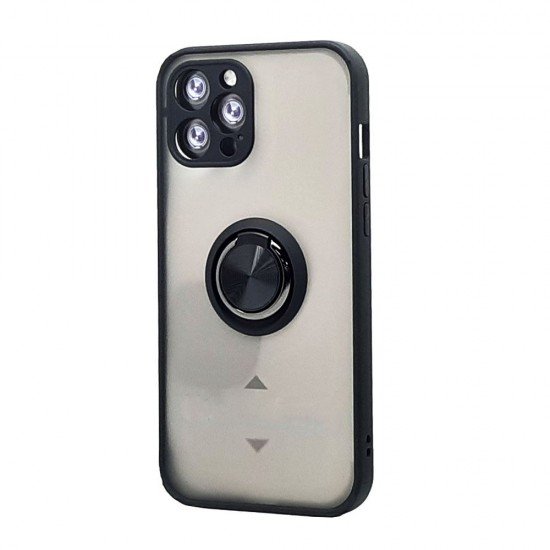TPU Case w/ Magnetic Ring for iPhone 11 Pro Max (black) TPU Case w/ Magnetic Ring for iPhone 11 Pro Max (black)