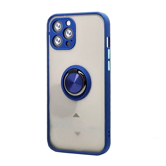 TPU Case w/ Magnetic Ring for iPhone 11 Pro Max (blue)