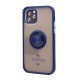 TPU Case w/ Magnetic Ring for iPhone 12 / 12 Pro (blue)