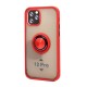 TPU Case w/ Magnetic Ring for iPhone 12 / 12 Pro (red)