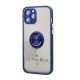 TPU Case w/ Magnetic Ring for iPhone 12 Pro Max (blue)