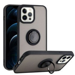 TPU Case w/ Magnetic Ring for iPhone 13 Pro Max (black) TPU Case w/ Magnetic Ring for iPhone 13 Pro Max (black)
