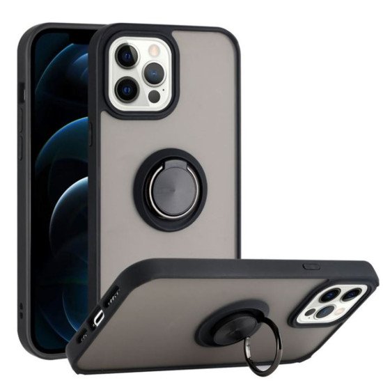 TPU Case w/ Magnetic Ring for iPhone 13 Pro (black) TPU Case w/ Magnetic Ring for iPhone 13 Pro (black)