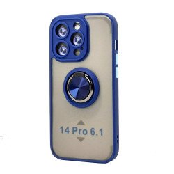 TPU Case w/ Magnetic Ring for iPhone 14 Pro 6.1" (blue) TPU Case w/ Magnetic Ring for iPhone 14 Pro 6.1" (blue)