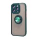 TPU Case w/ Magnetic Ring for iPhone 14 Pro Max 6.7" (green)