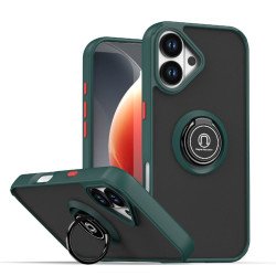 TPU Case w/ Magnetic Ring for iPhone 17 (green)