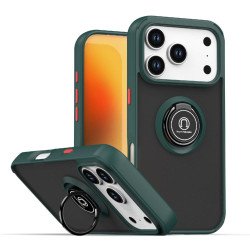 TPU Case w/ Magnetic Ring for iPhone 17 Pro (green)