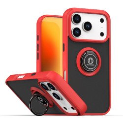 TPU Case w/ Magnetic Ring for iPhone 17 Pro (red)