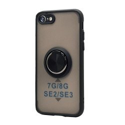 TPU Case w/ Magnetic Ring for iPhone 7/8/SE (black) TPU Case w/ Magnetic Ring for iPhone 7/8/SE (black)