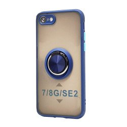 TPU Case w/ Magnetic Ring for iPhone 7/8/SE (blue) TPU Case w/ Magnetic Ring for iPhone 7/8/SE (blue)