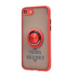 TPU Case w/ Magnetic Ring for iPhone 7/8/SE (red) TPU Case w/ Magnetic Ring for iPhone 7/8/SE (red)