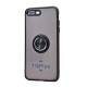 TPU Case w/ Magnetic Ring for iPhone 7+/8+ (black)