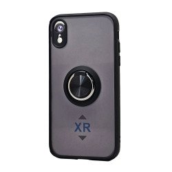 TPU Case w/ Magnetic Ring for iPhone XR (black) TPU Case w/ Magnetic Ring for iPhone XR (black)