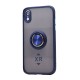 TPU Case w/ Magnetic Ring for iPhone XR (blue) TPU Case w/ Magnetic Ring for iPhone XR (blue)