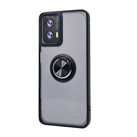 TPU Case w/ Magnetic Ring for Moto Edge 2024 (black) TPU Case w/ Magnetic Ring for Moto Edge 2024 (black)