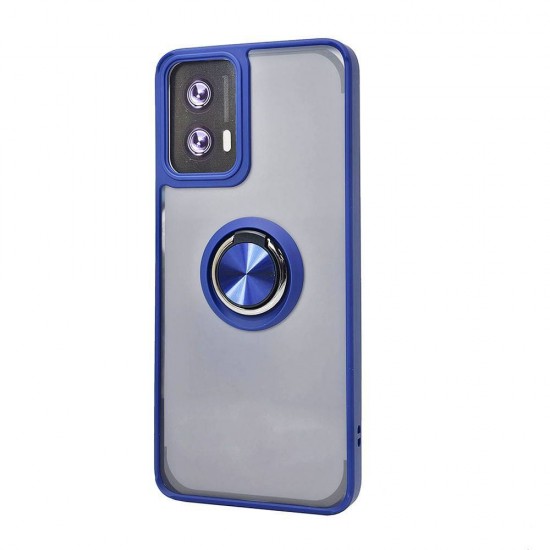 TPU Case w/ Magnetic Ring for Moto Edge 2024 (blue) TPU Case w/ Magnetic Ring for Moto Edge 2024 (blue)