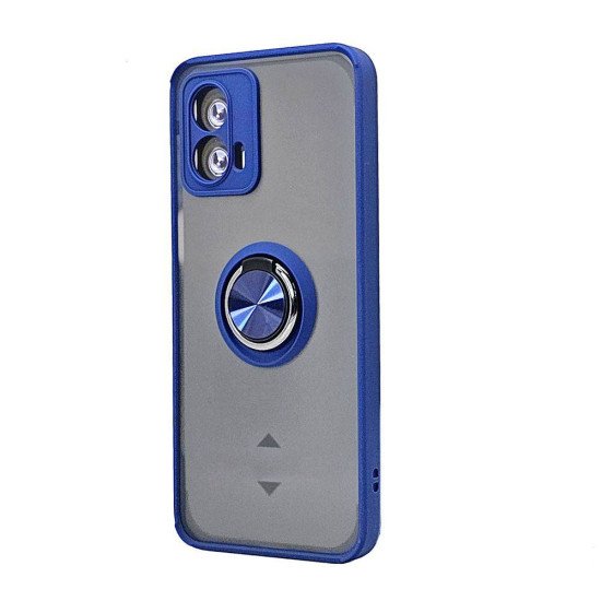 TPU Case w/ Magnetic Ring for Moto G Play 2024 (blue)