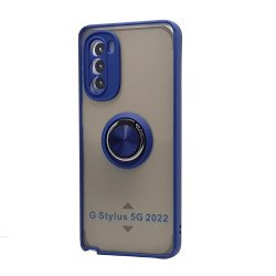 TPU Case w/ Magnetic Ring for Moto G Stylus 5G 2022 (blue) TPU Case w/ Magnetic Ring for Moto G Stylus 5G 2022 (blue)