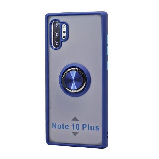 TPU Case w/ Magnetic Ring for Samsung Note 10 Plus (blue) TPU Case w/ Magnetic Ring for Samsung Note 10 Plus (blue)