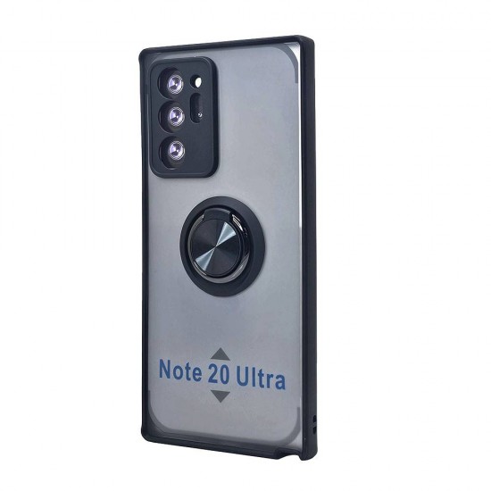 TPU Case w/ Magnetic Ring for Samsung Note 20 Ultra (black) TPU Case w/ Magnetic Ring for Samsung Note 20 Ultra (black)